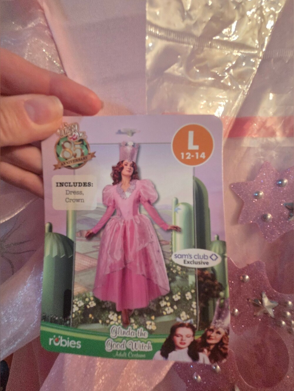 Glinda Wizard Of Oz Costume, Size L